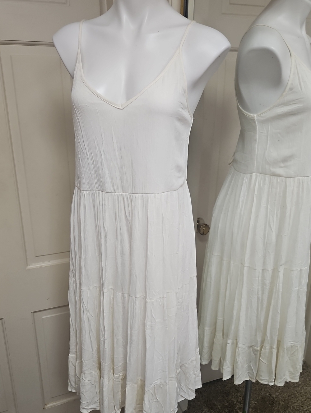Lily White Reve4sible Gauze Marilyn Monroe Style Dress